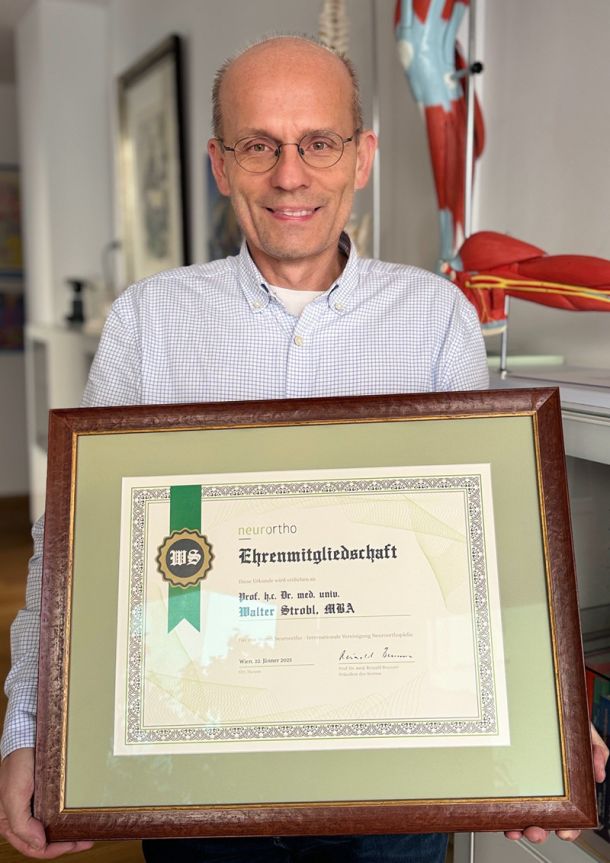 Ehrenmitgliedschaft Walter Strobl